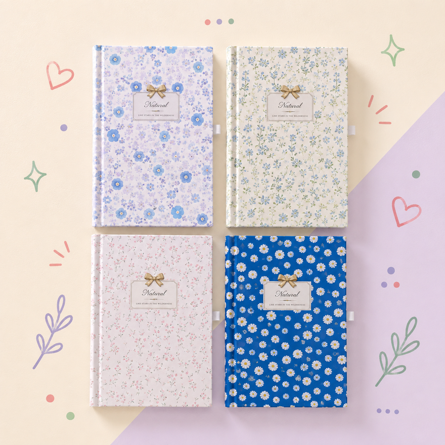 Libreta Floral Grande