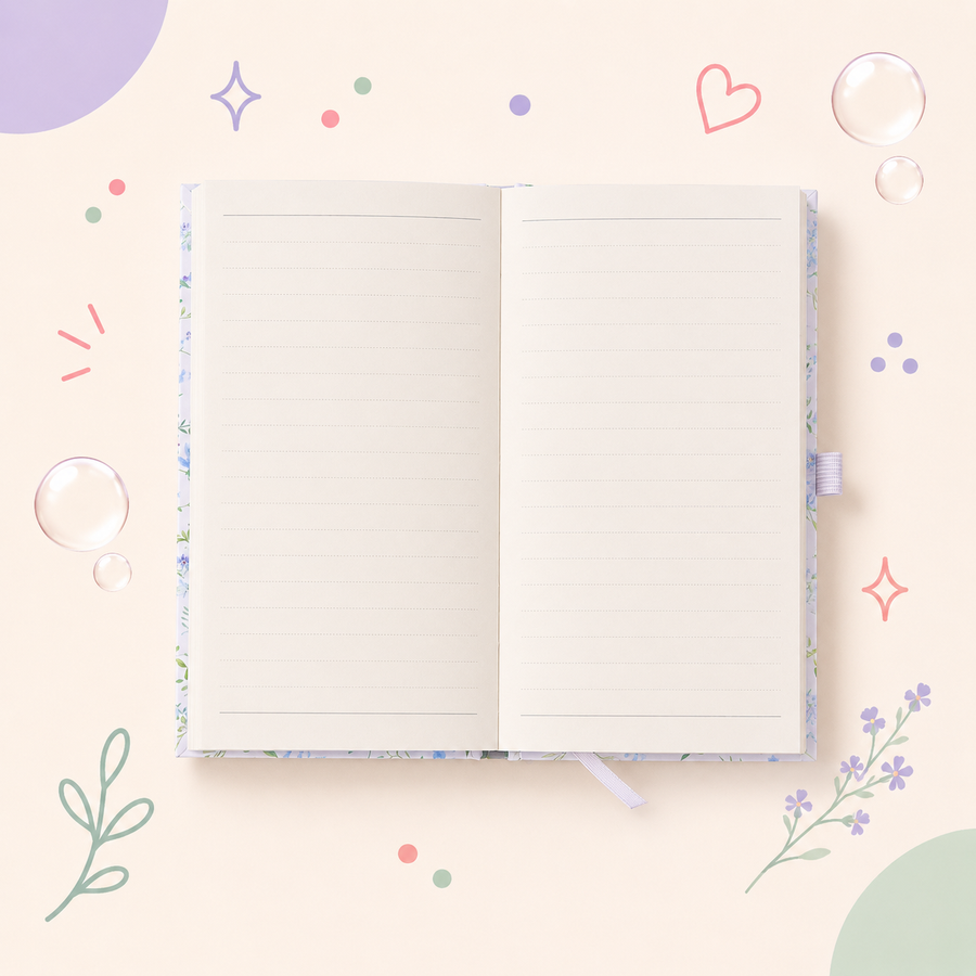 Libreta Floral Grande