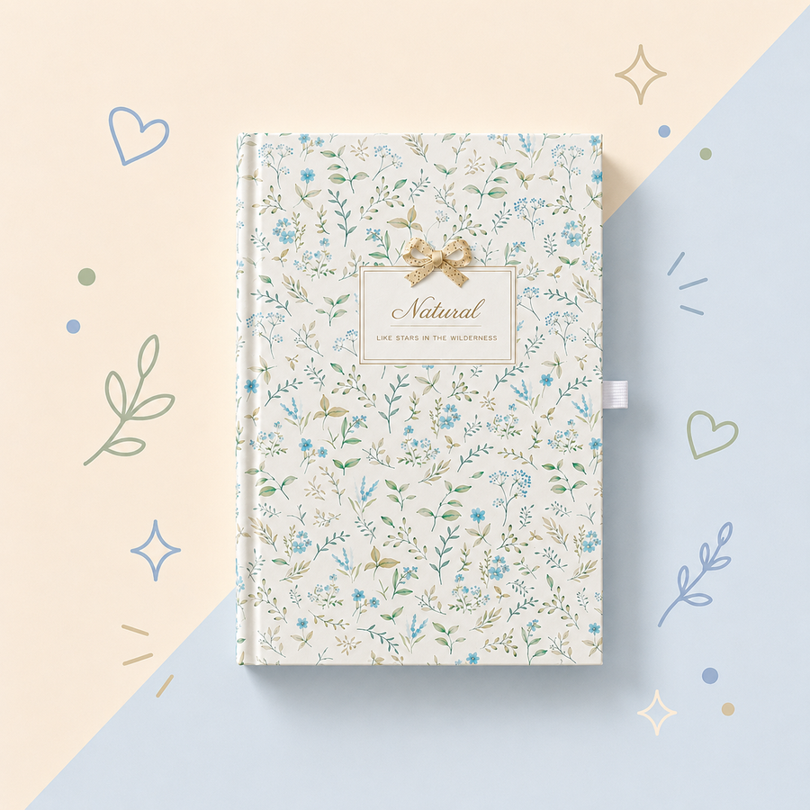 Libreta Floral Grande