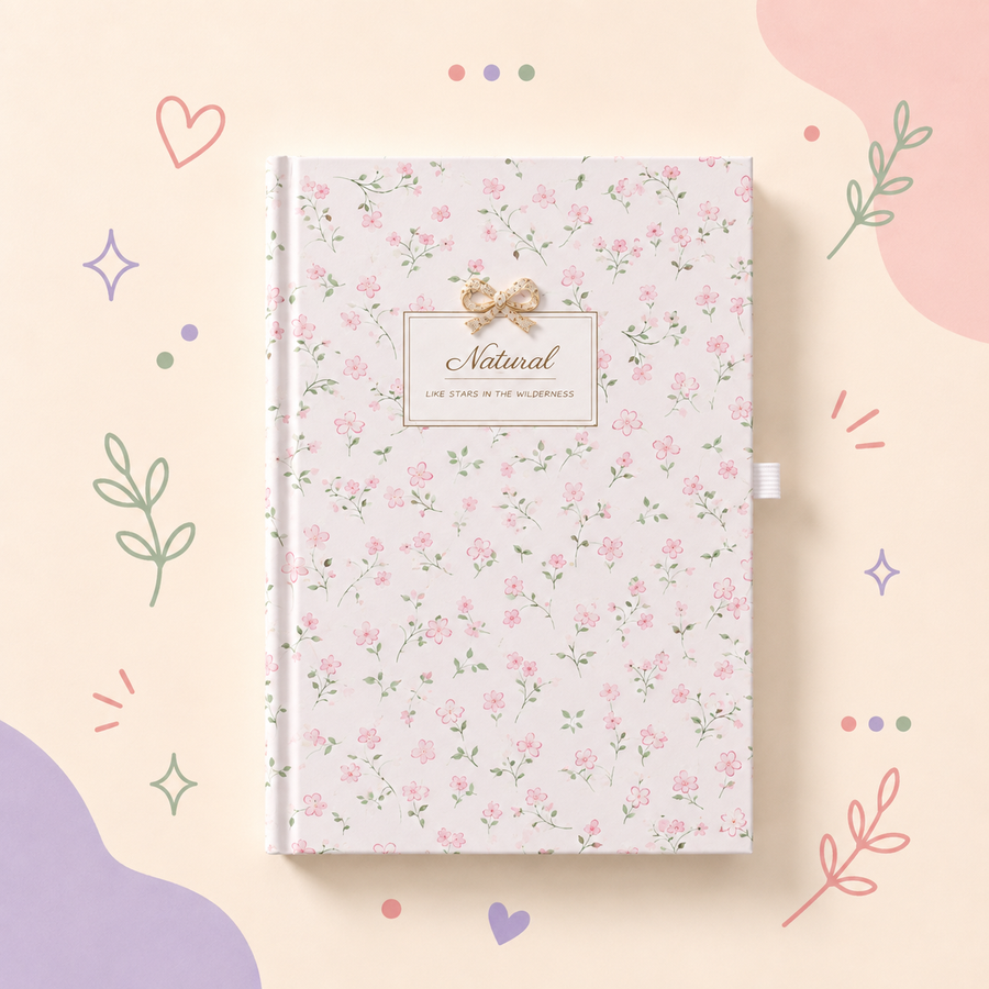 Libreta Floral Grande