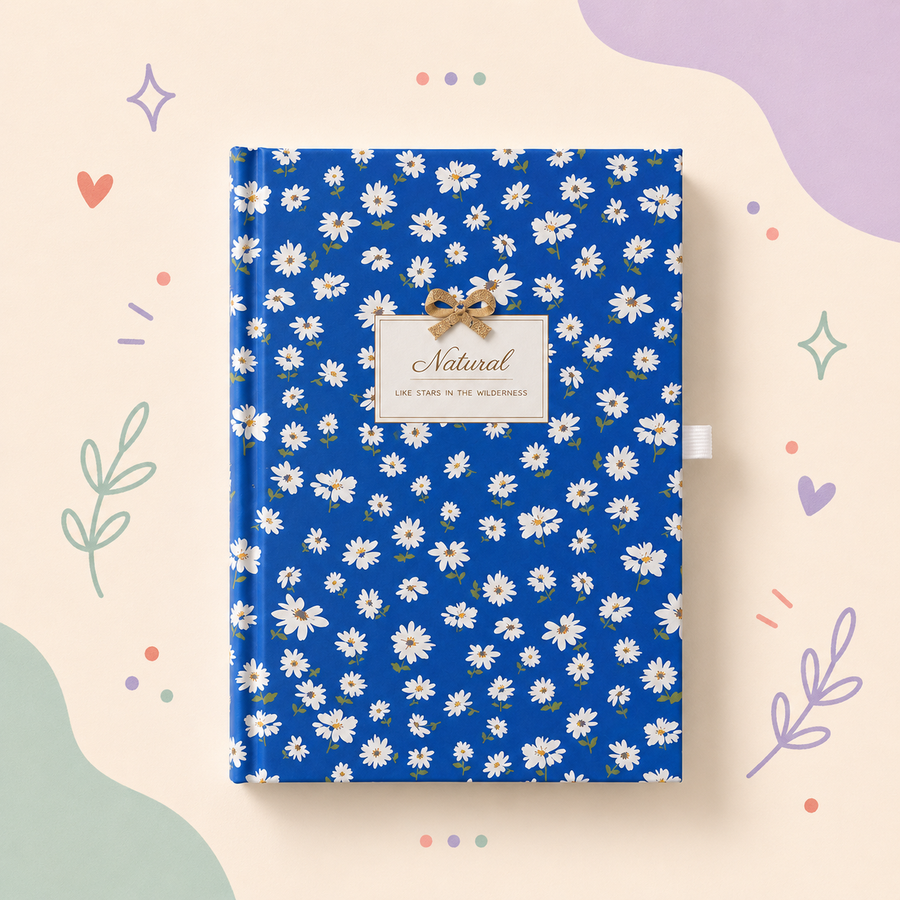 Libreta Floral Grande