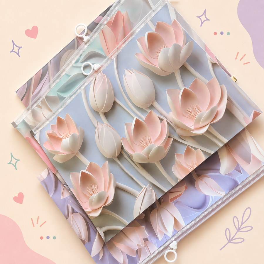 Bolsas de almacenamiento florales