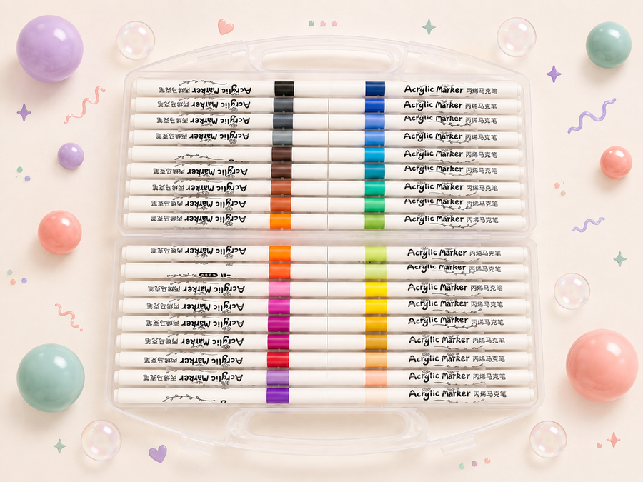 Marcadores acrílicos 36 colores
