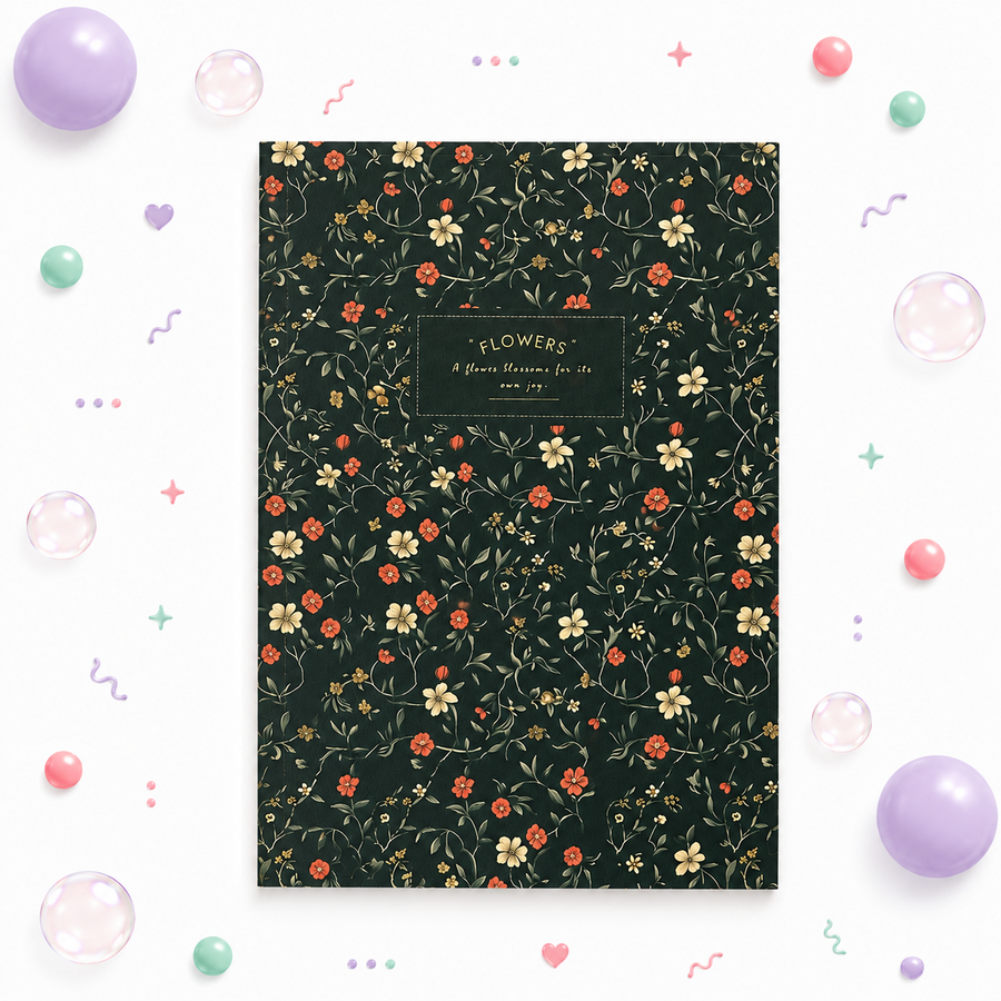 Libreta floral