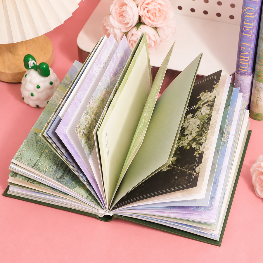 Libreta floral vintage