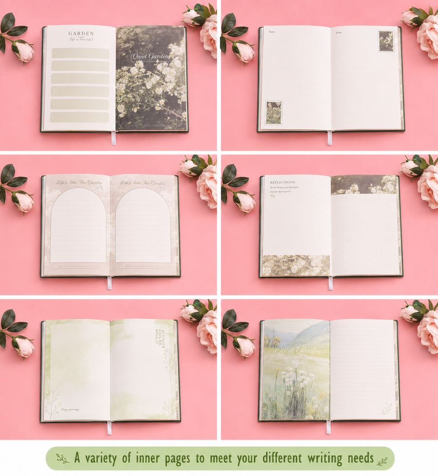 Libreta floral vintage