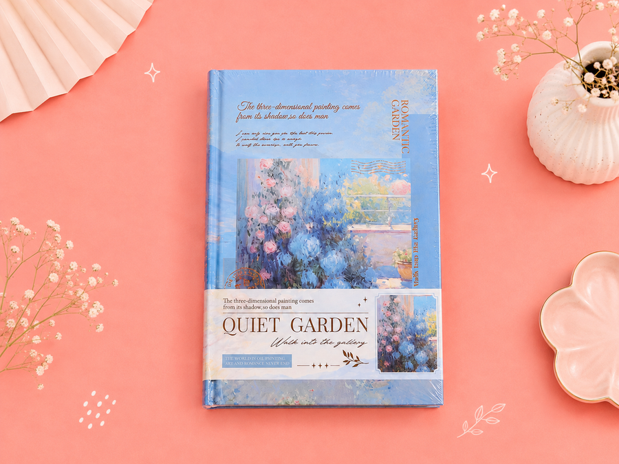 Libreta floral vintage