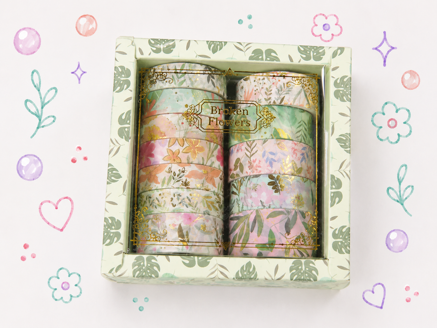 Washi tape floral