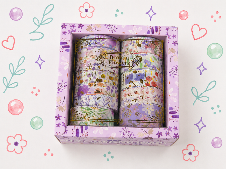 Washi tape floral
