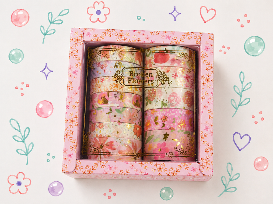 Washi tape floral